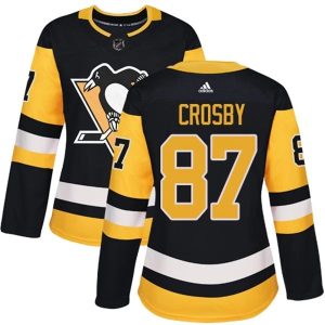 Damen Pittsburgh Penguins Trikot Sidney Crosby 87 Schwarz Authentic